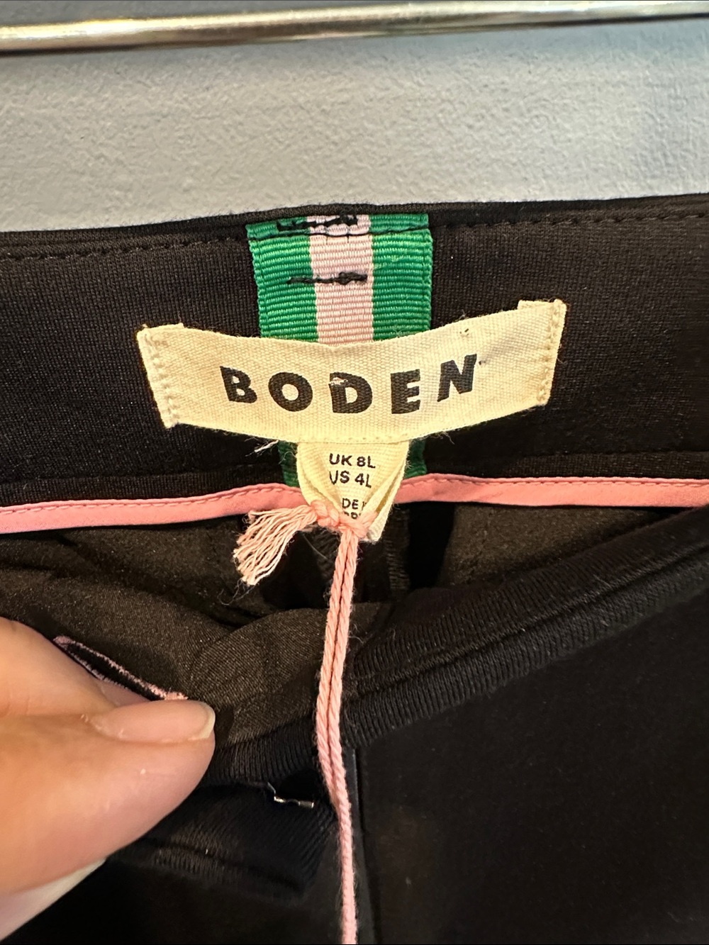 NWT Boden Belgravia Ponte Pants in Black Size 4 Long - Picture 5 of 9